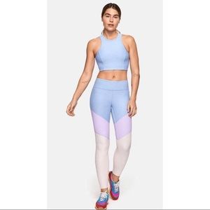 Outdoor Voices Colorblock leggings and matching top - Medium